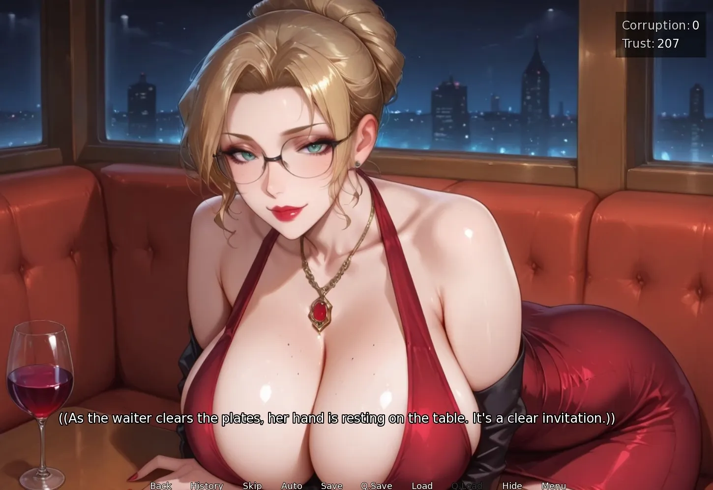 Degrees of Intimacy gameplay screenshot 2 (Ren'Py adult game) by Mandr4goran – free download