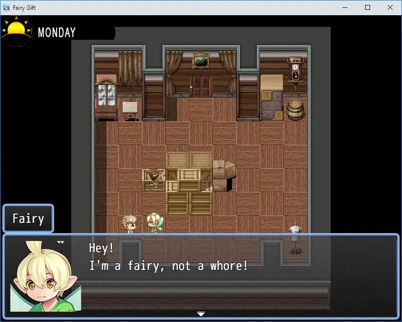 Fairy Gift gameplay screenshot 9 (RPGM adult game) by moddb – free download