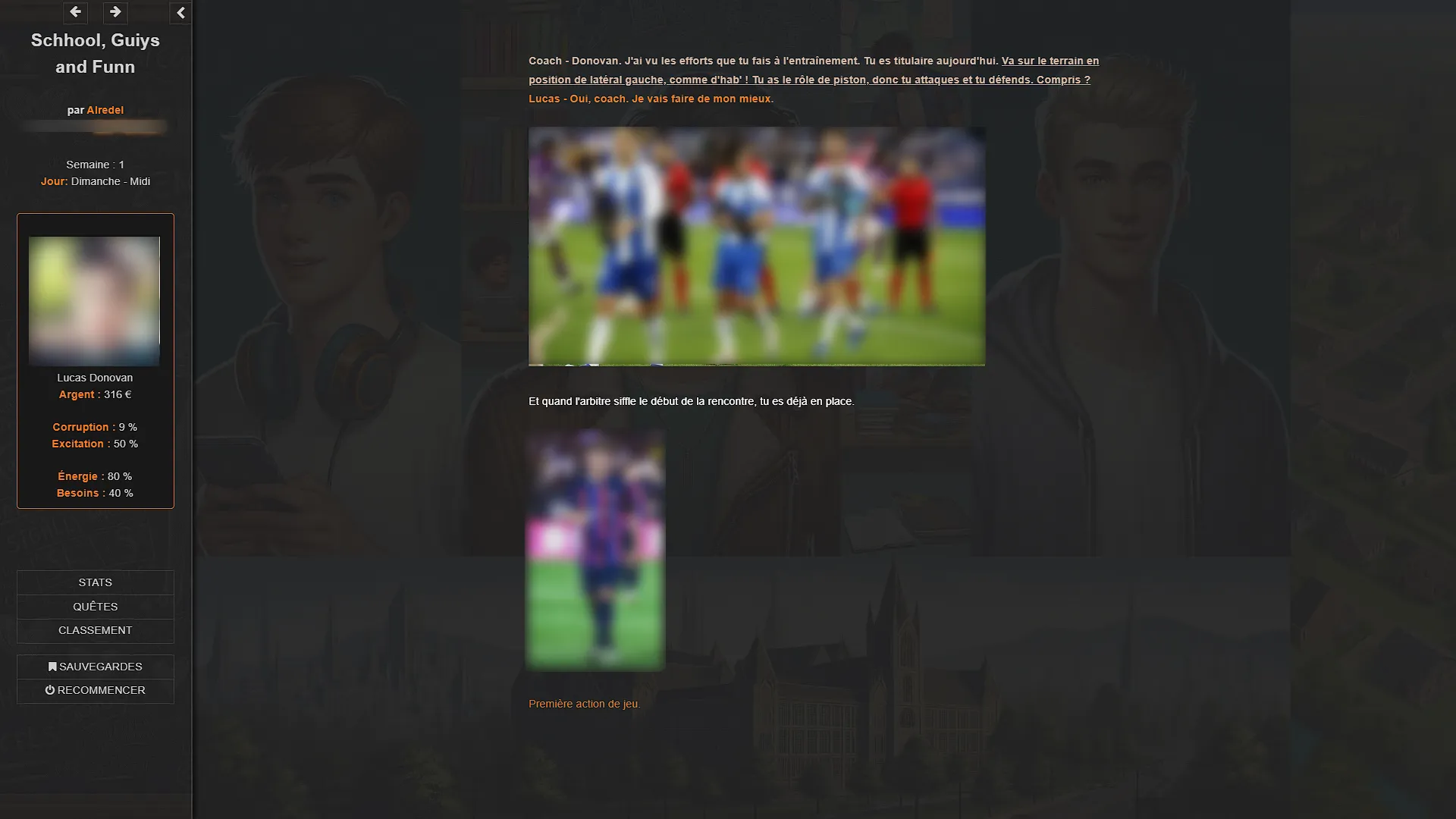 SGF (Schhool, Guiys & Funn) gameplay screenshot 1 (HTML adult game) by Alredel – free download