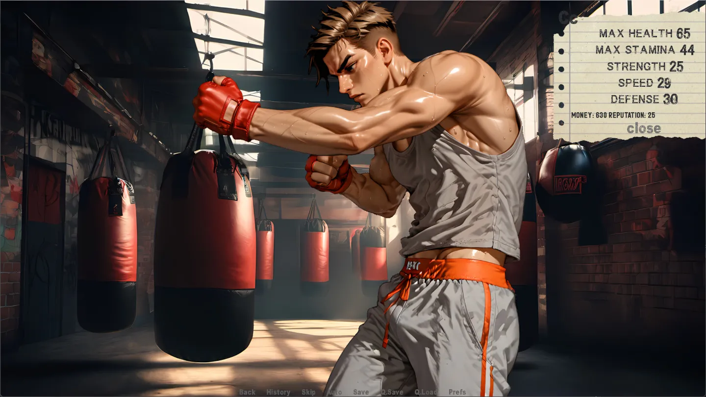 Sucker Punch gameplay screenshot 5 (Ren'Py adult game) by Insomnia Syndicate – free download