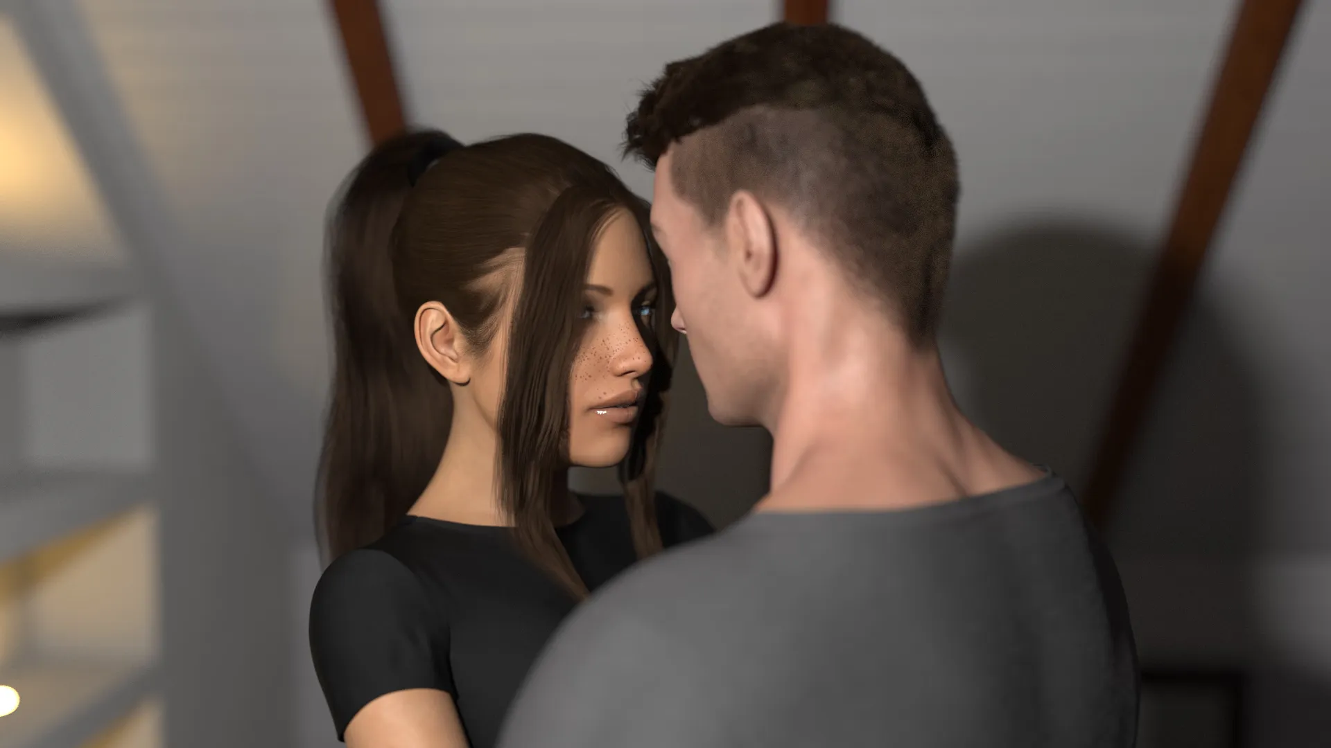 CCTV SECRETS My Wife Is A Model gameplay screenshot 7 (Ren'Py adult game) by SenSec3D – free download