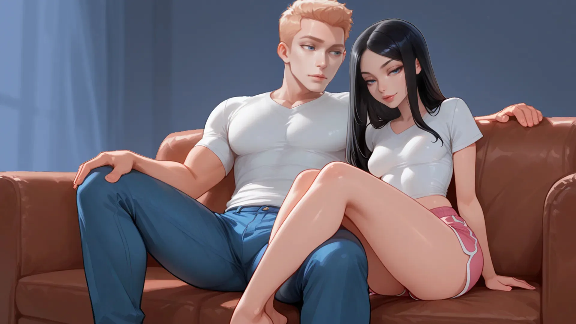 Glory of Holly gameplay screenshot 1 (Ren'Py adult game) by Pirate Fisherman – free download