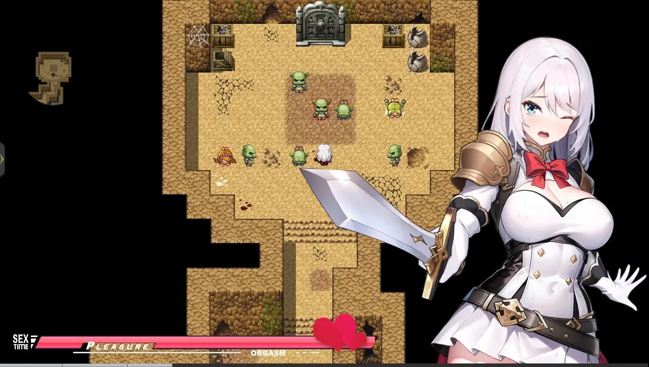Web of Temptation -The Resilient Girl Will Never Succumb- gameplay screenshot 5 (RPGM adult game) by drumstick – free download