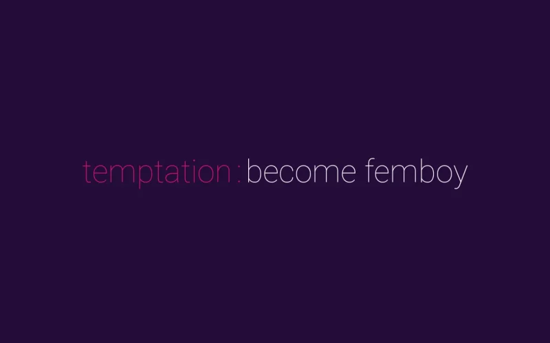Temptation: Become Femboy cover 0.051 – Ren'Py adult game by Femboy Temptation free download
