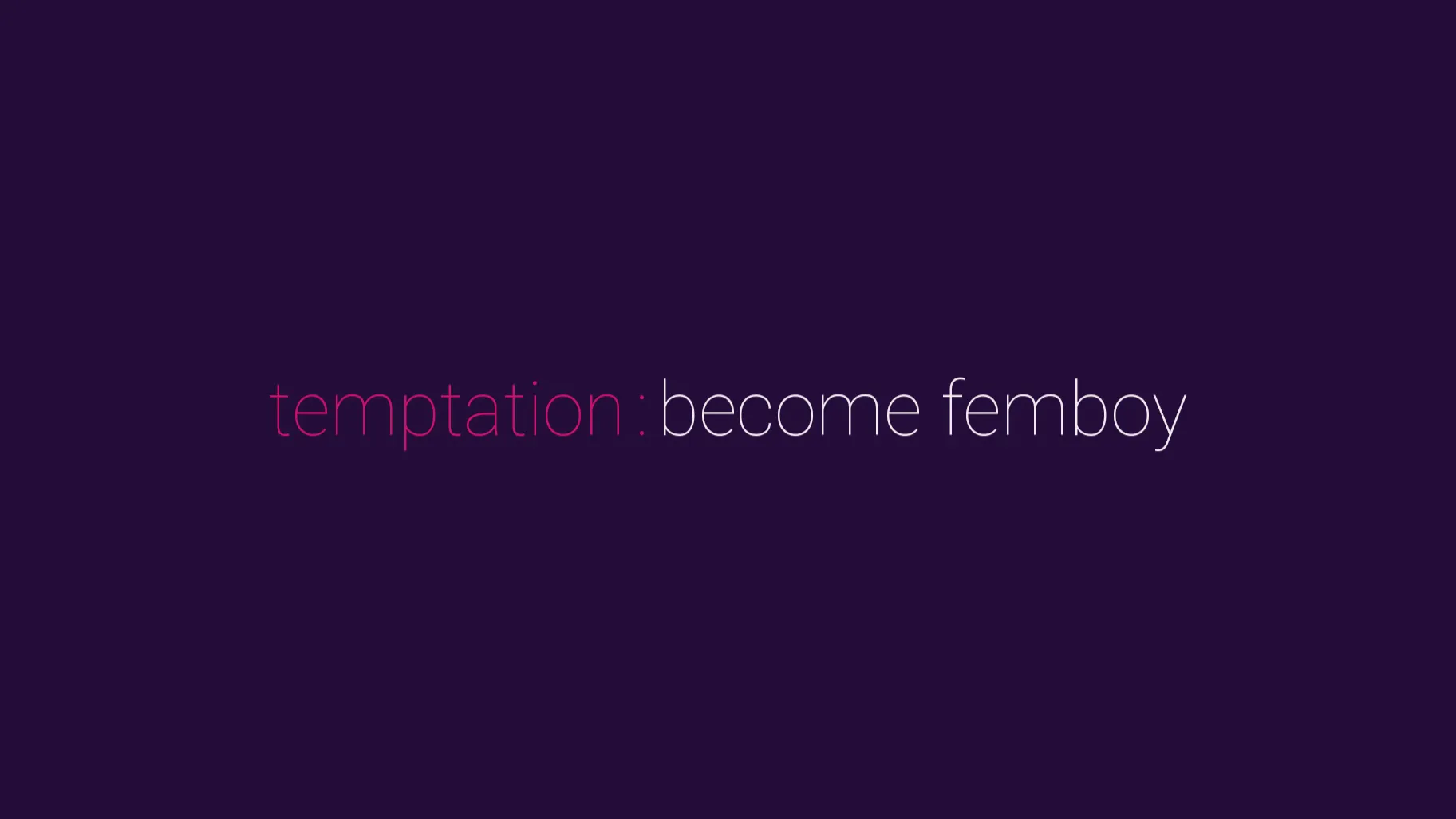 Temptation: Become Femboy cover 0.051 – Ren'Py adult game by Femboy Temptation free download