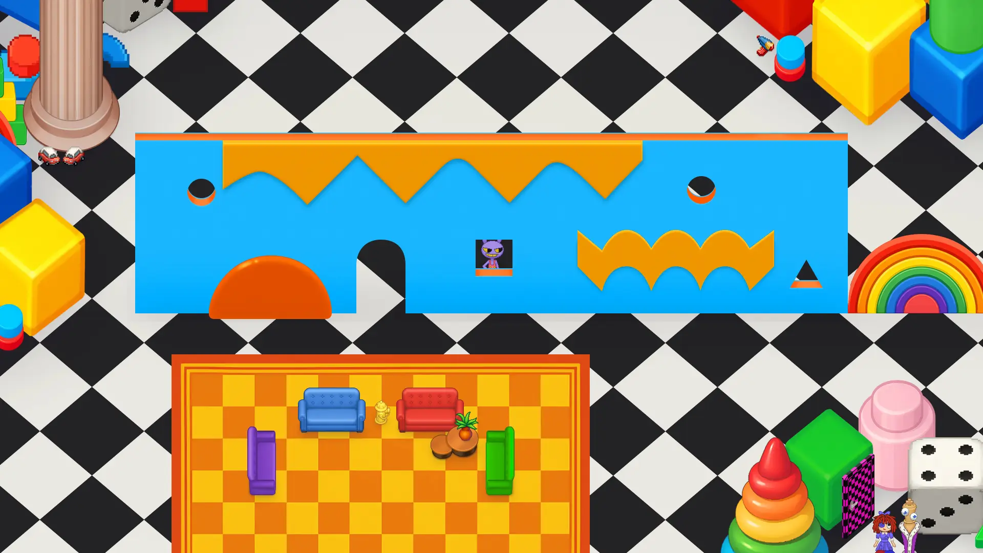 The Amazing Digital LEWD Circus gameplay screenshot 1 (RPGM adult game) by Somnambula LinkTree – free download