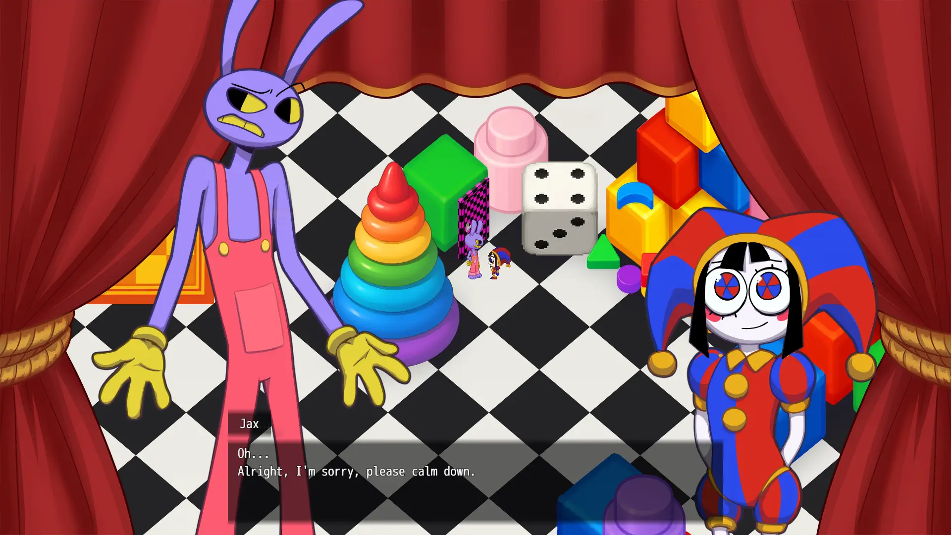 The Amazing Digital LEWD Circus gameplay screenshot 2 (RPGM adult game) by Somnambula LinkTree – free download