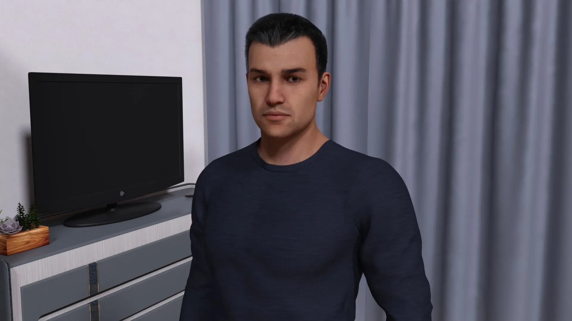 Game Night gameplay screenshot 1 (Ren'Py adult game) by Neverlucky – free download