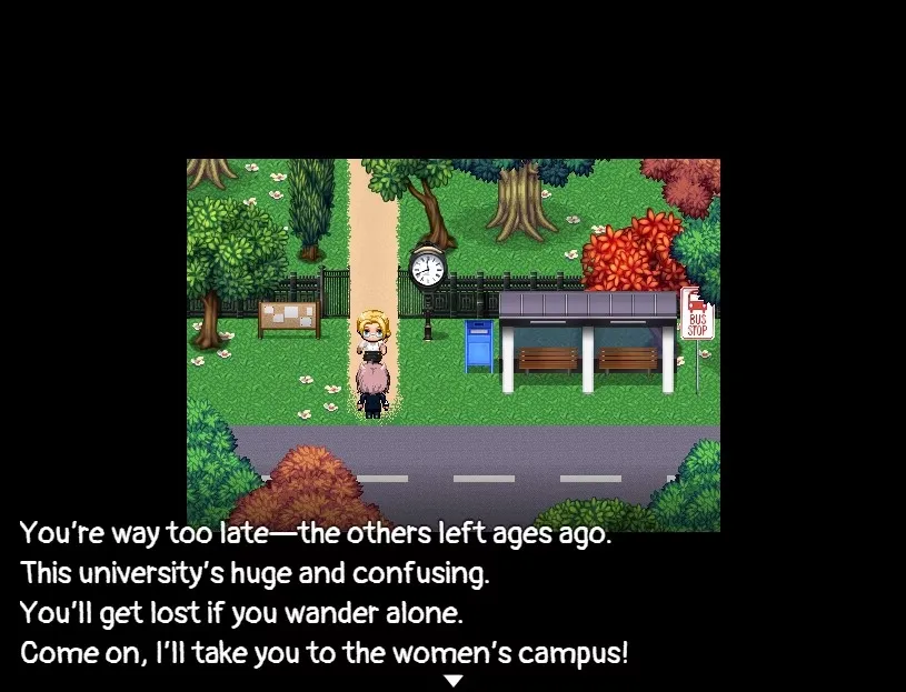 Milk University gameplay screenshot 2 (RPGM adult game) by MilkUDev – free download