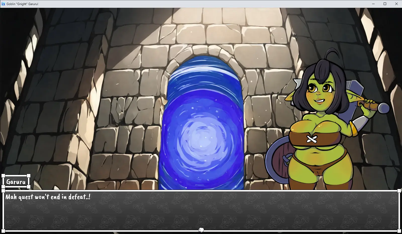 Goblin “Gnight” Garuru gameplay screenshot 3 (RPGM adult game) by Sleepy Mog Studio – free download