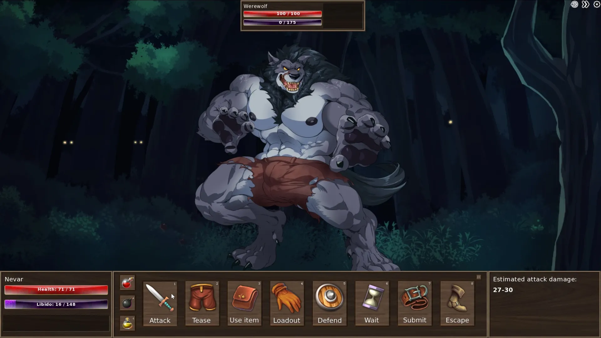 Lustful Desires gameplay screenshot 2 (Ren'Py adult game) by Hyao – free download