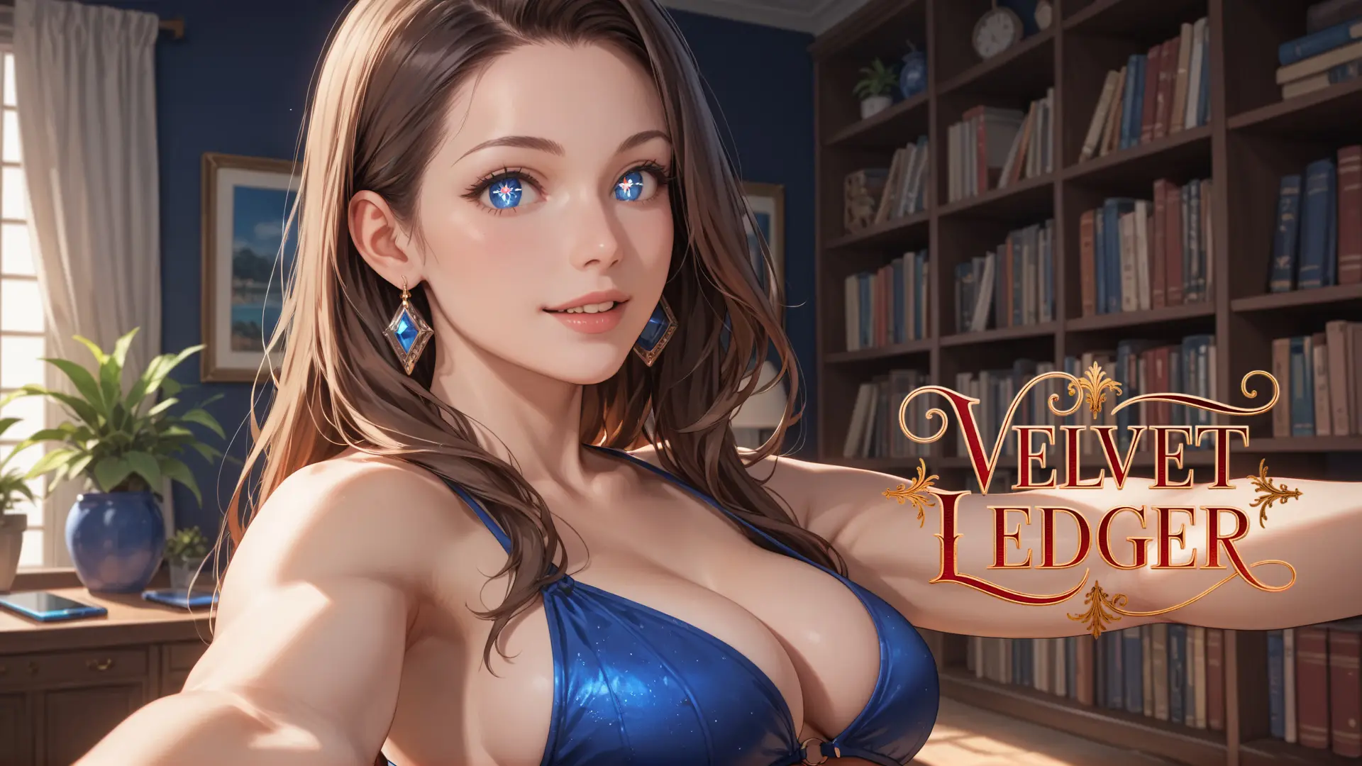Velvet Ledger gameplay screenshot 1 (Ren'Py adult game) by Slave_k – free download
