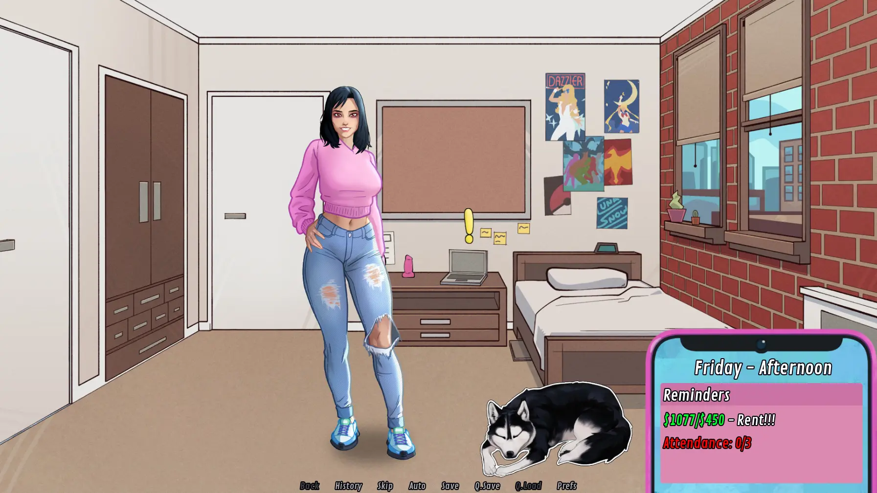 Silk and the City of Seduction gameplay screenshot 5 (Ren'Py adult game) by Devious Delight Games – free download