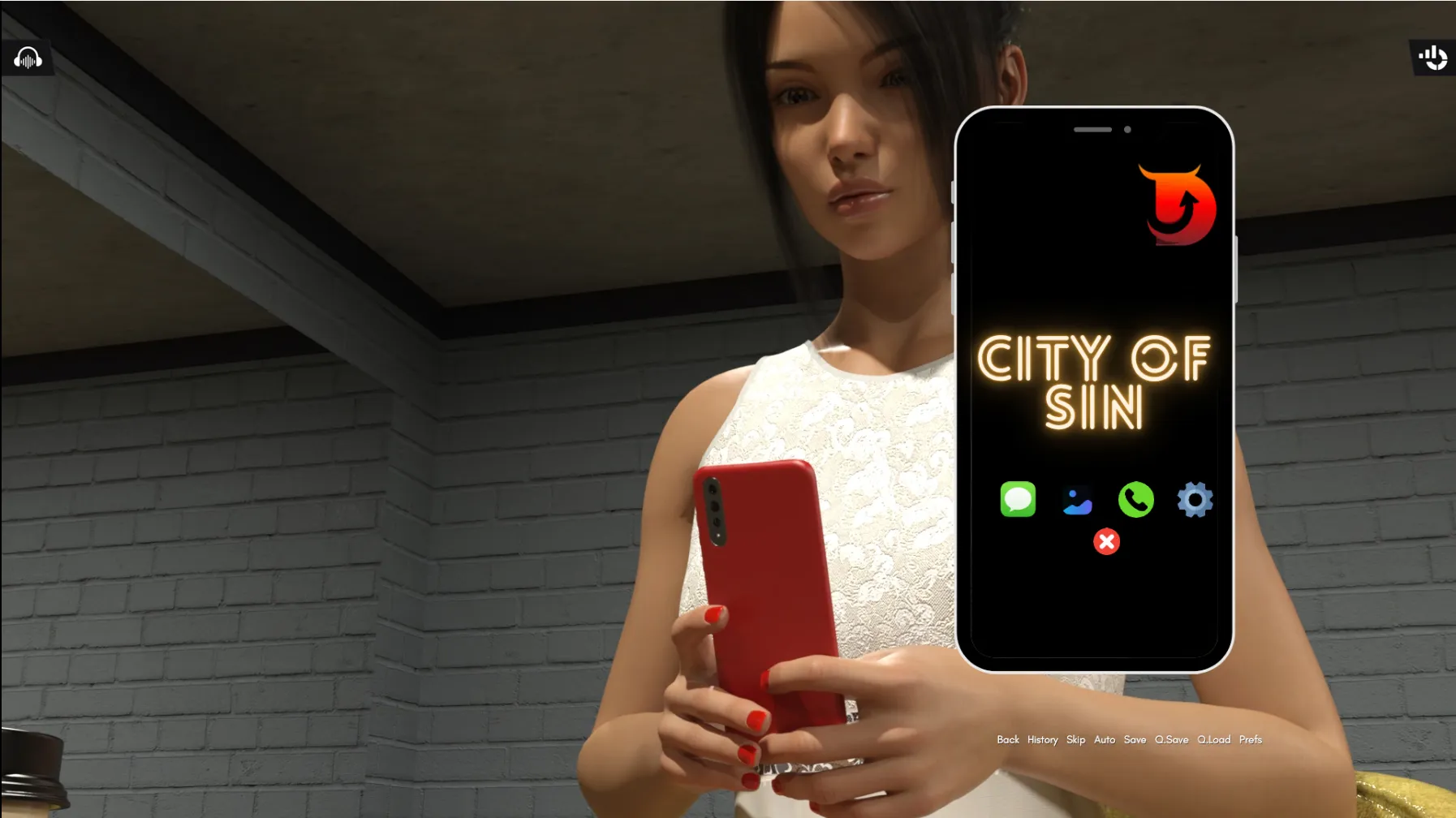 City of Sin – The Nocturne Files gameplay screenshot 18 (Ren'Py adult game) by Doadventures – free download