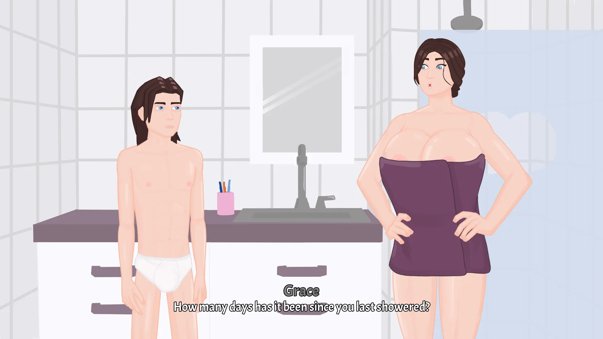 Zero to Hero gameplay screenshot 1 (Ren'Py adult game) by c0m1x – free download