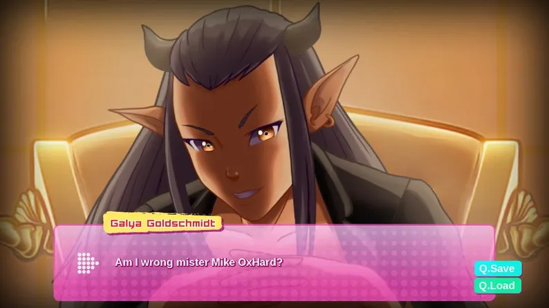 Heroes University H gameplay screenshot 2 (Ren'Py adult game) by Salmon Run – free download