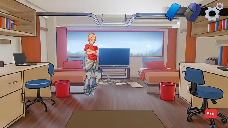 Heroes University H gameplay screenshot 3 (Ren'Py adult game) by Salmon Run – free download