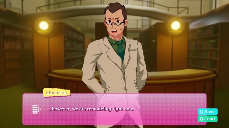 Heroes University H gameplay screenshot 4 (Ren'Py adult game) by Salmon Run – free download