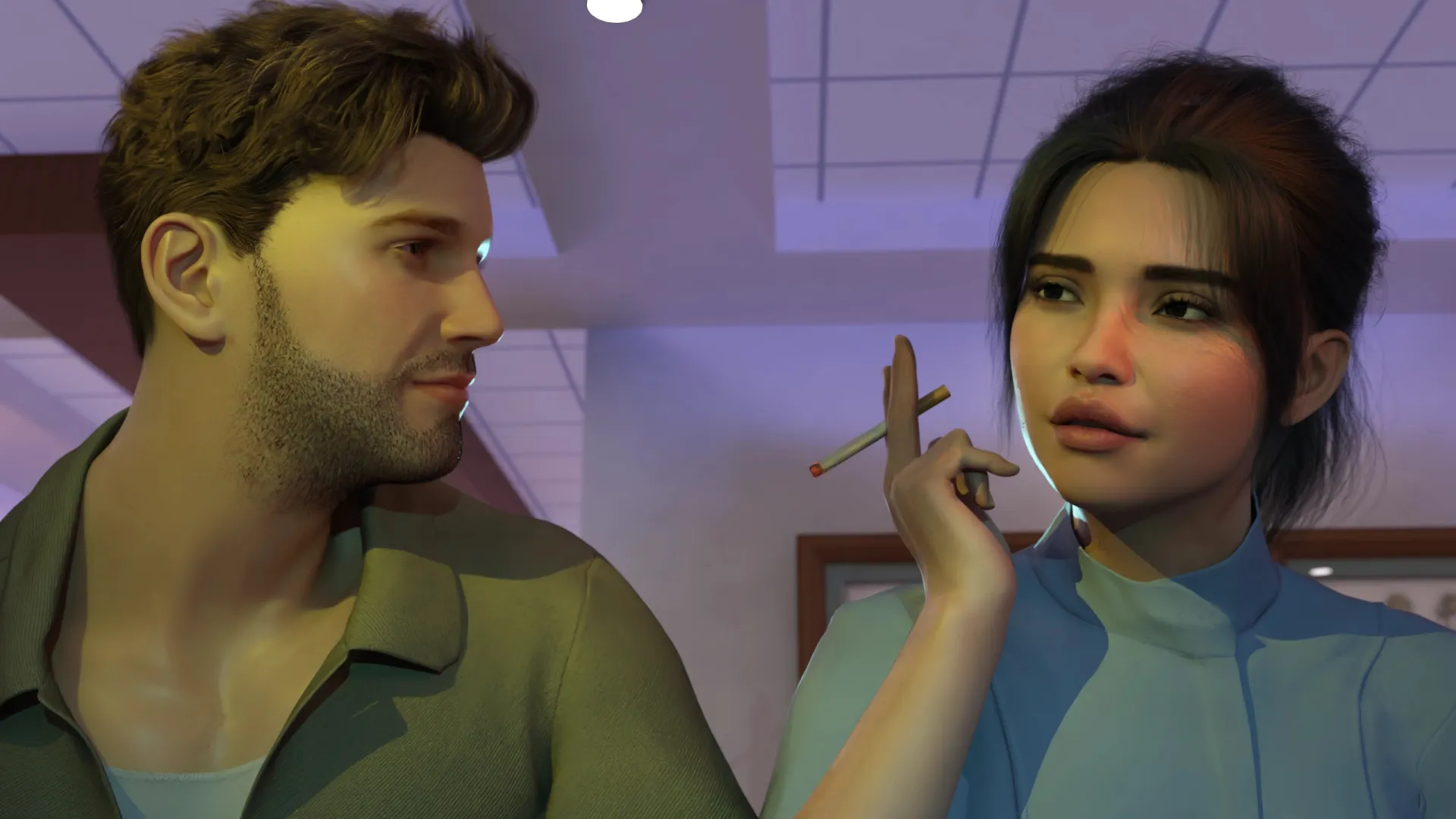 Secrets Between Lines gameplay screenshot 10 (Ren'Py adult game) by Naughty4Life Games – free download