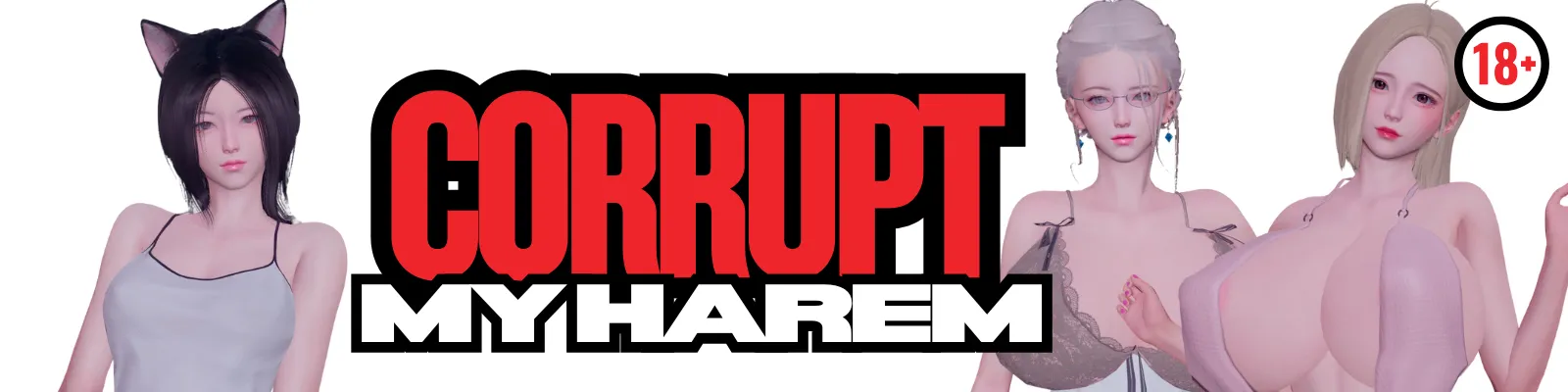 Corrupt My Harem cover 4.0 – Ren'Py adult game by Akihiru free download