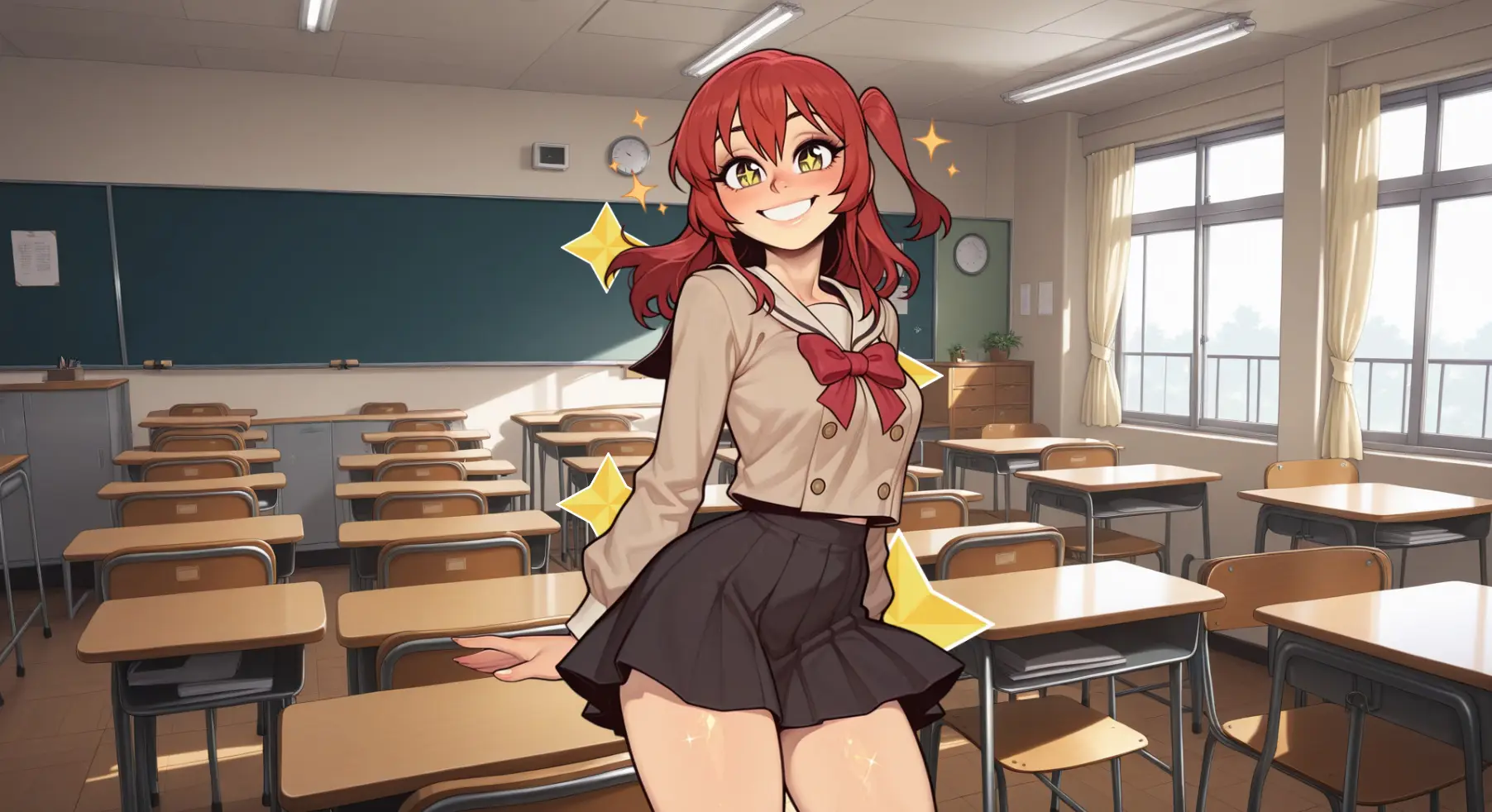 Guitar Crush gameplay screenshot 4 (Ren'Py adult game) by Seelie Dog – free download