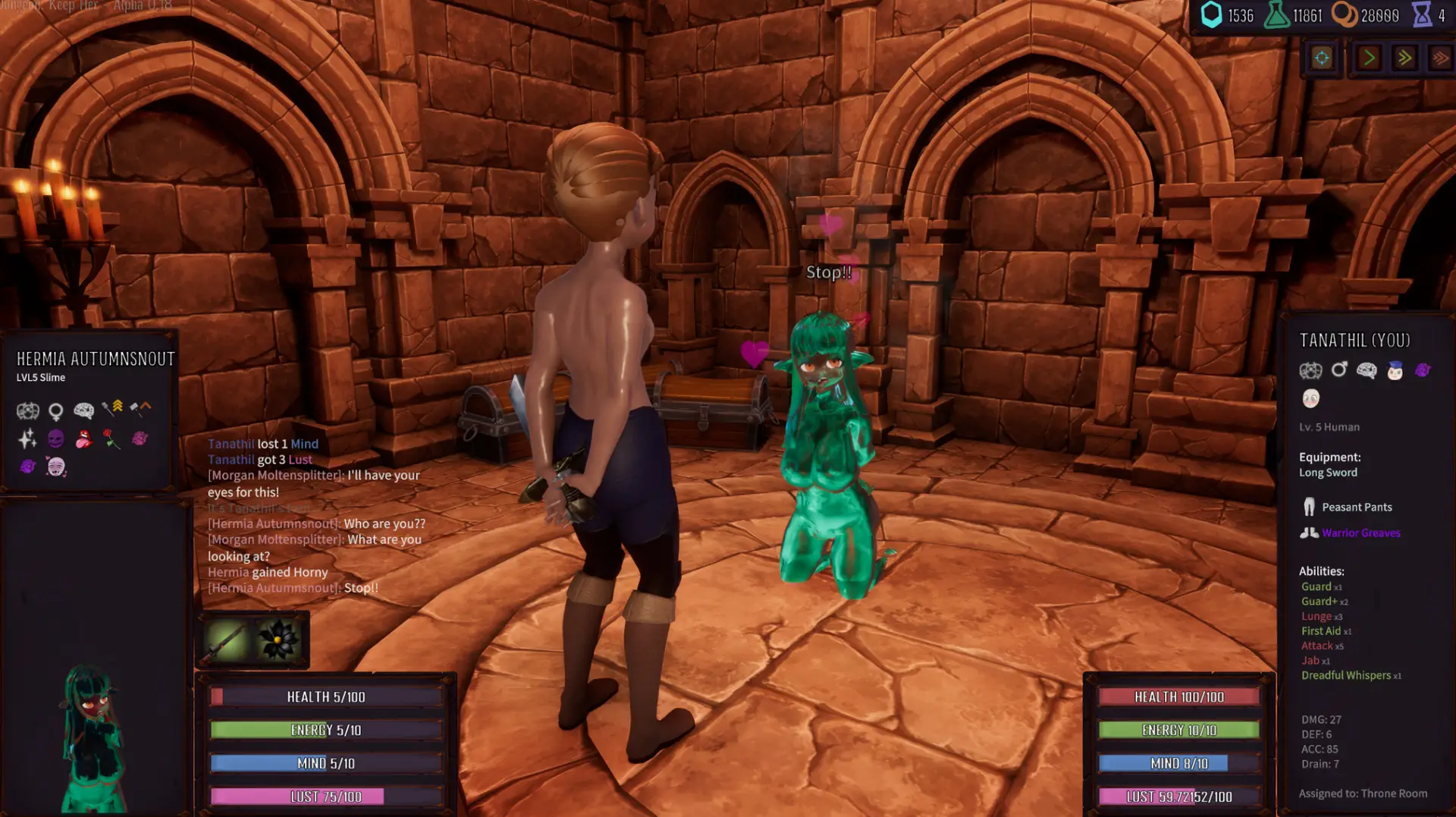 Dungeon: Keep Her gameplay screenshot 19 (Unity adult game) by keepherdev – free download