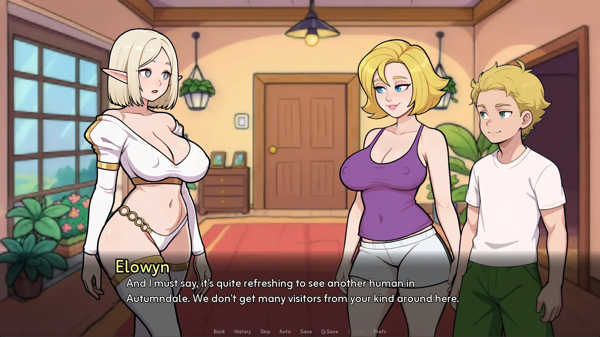 Harmony in Autumndale gameplay screenshot 1 (Ren'Py adult game) by Seraph – free download