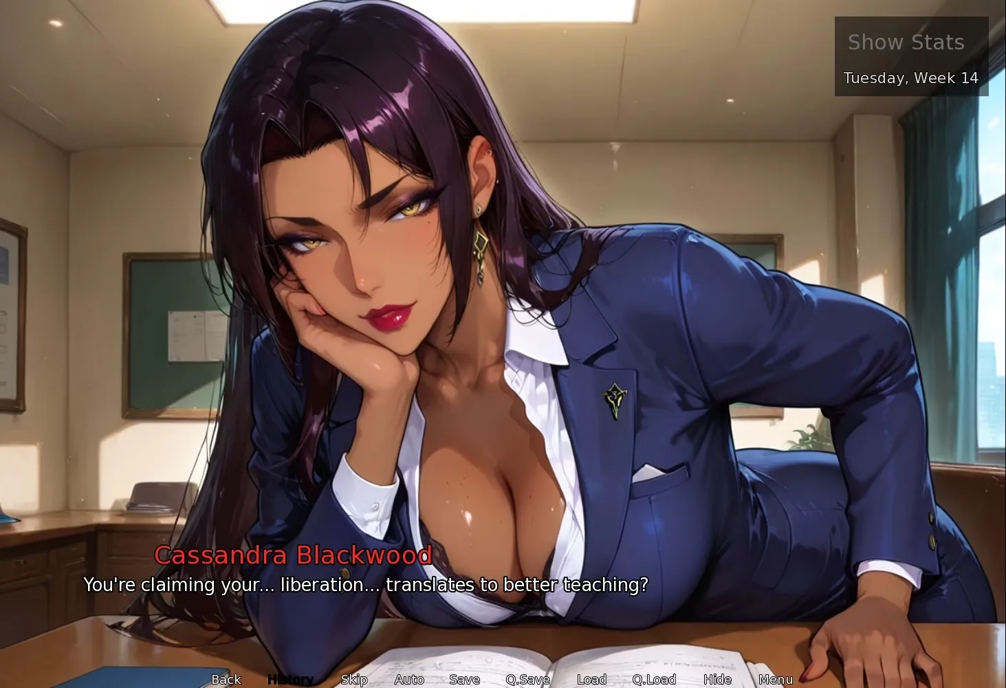 Degrees of Intimacy gameplay screenshot 4 (Ren'Py adult game) by Mandr4goran – free download