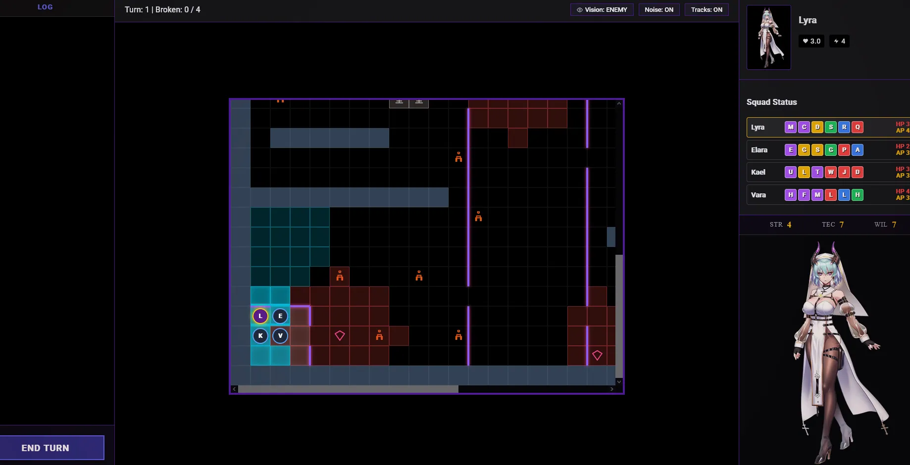 Tentacle Realm Escape gameplay screenshot 1 (HTML adult game) by Shimomura Tsutomu – free download