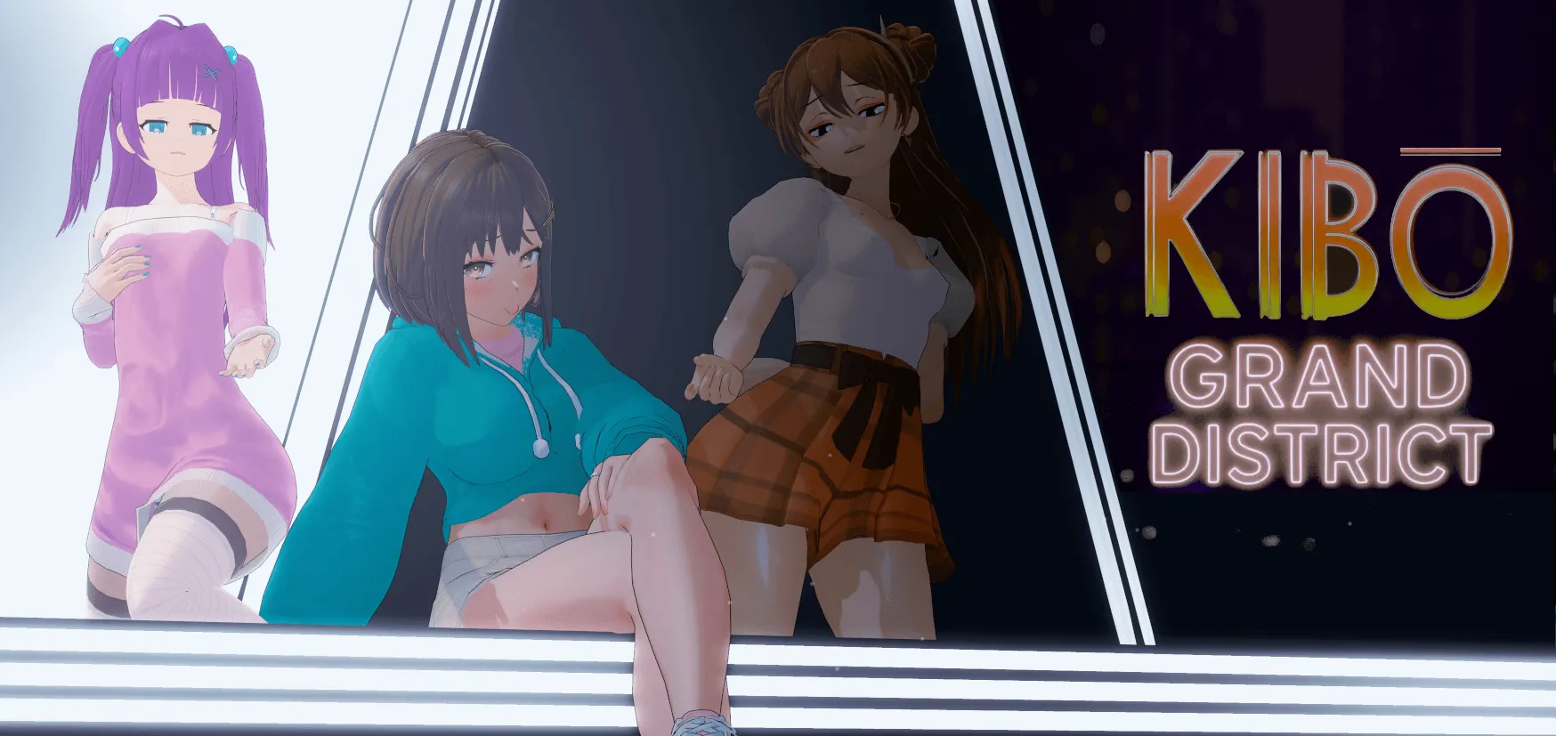 Kibō: Grand District cover 0.4.0 – RPGM adult game by dsnovels free download
