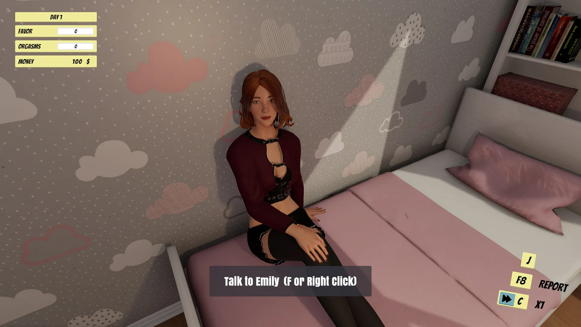 Femdom Wife Game – Emily gameplay screenshot 8 (Unity adult game) by FemdomWifeGame – free download