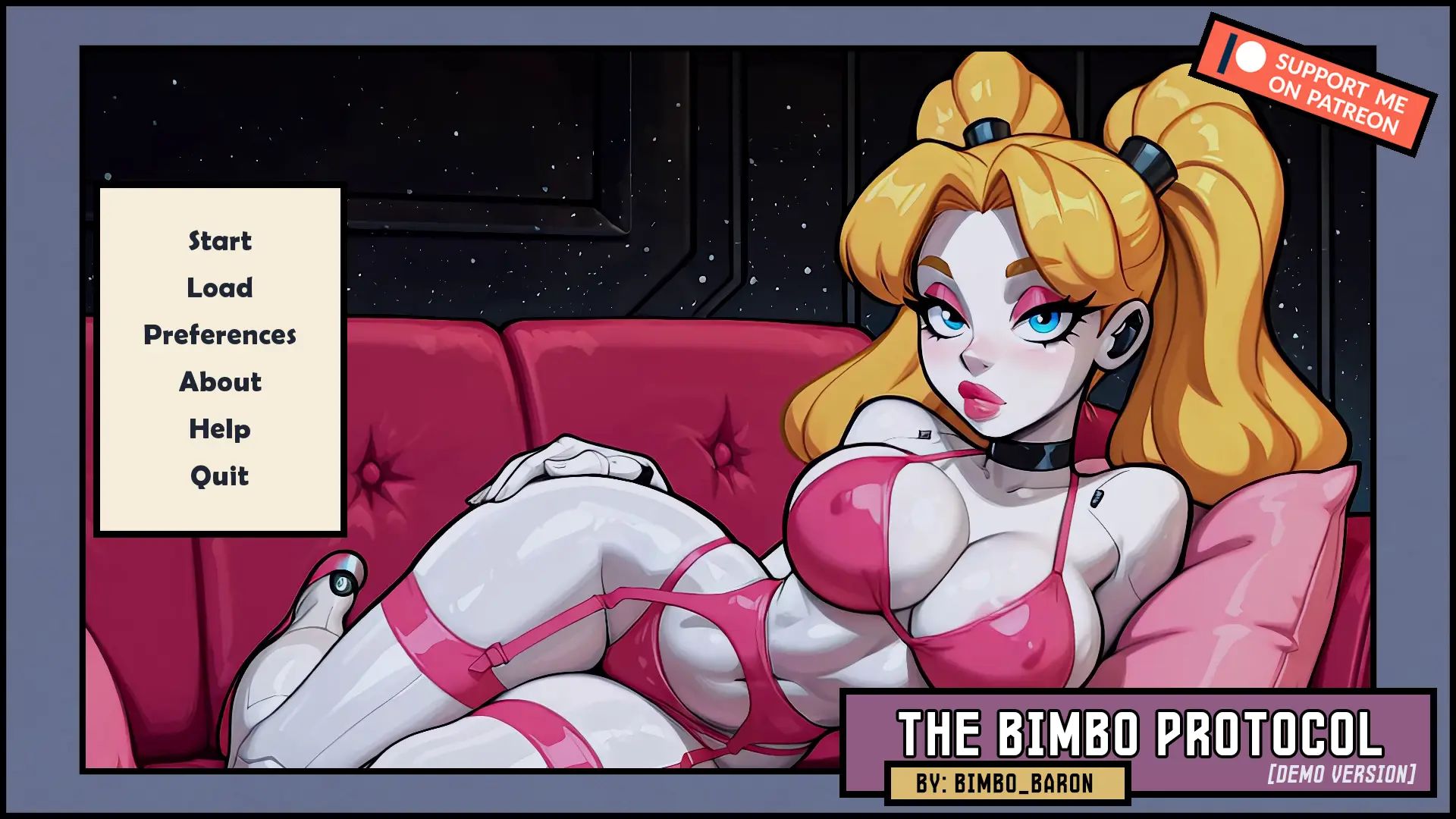The Bimbo Protocol gameplay screenshot 3 (Ren'Py adult game) by Bimbo_Baron – free download