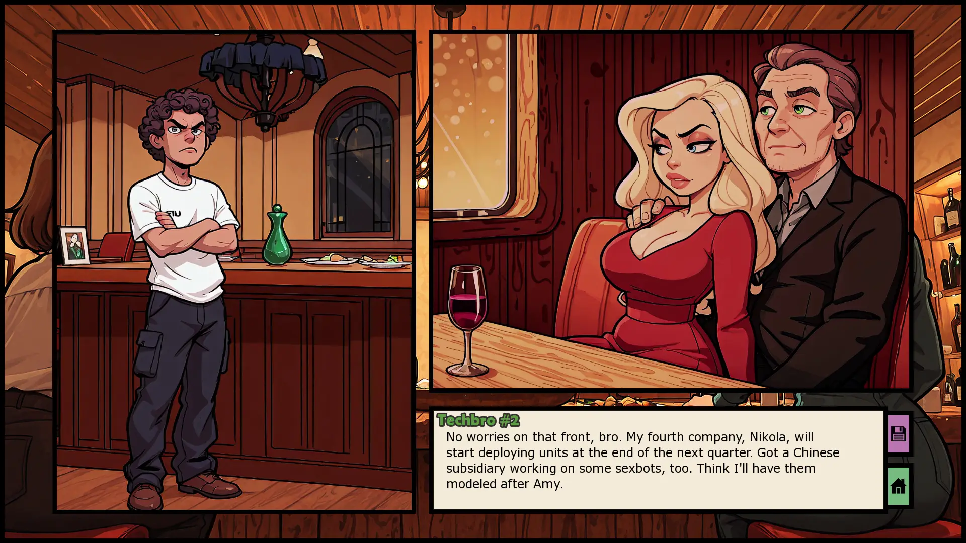 The Bimbo Protocol gameplay screenshot 6 (Ren'Py adult game) by Bimbo_Baron – free download