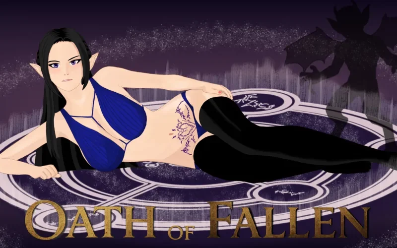 Oath of Fallen cover 0.03c – RPGM adult game by Drunken Skald free download