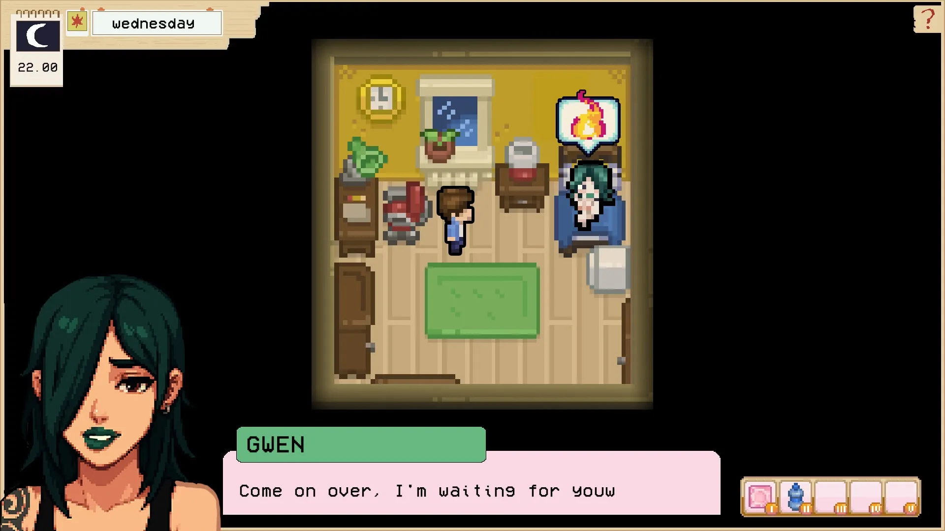 Naughty Nate : Tattoo gameplay screenshot 1 (Unity adult game) by Erotales – free download