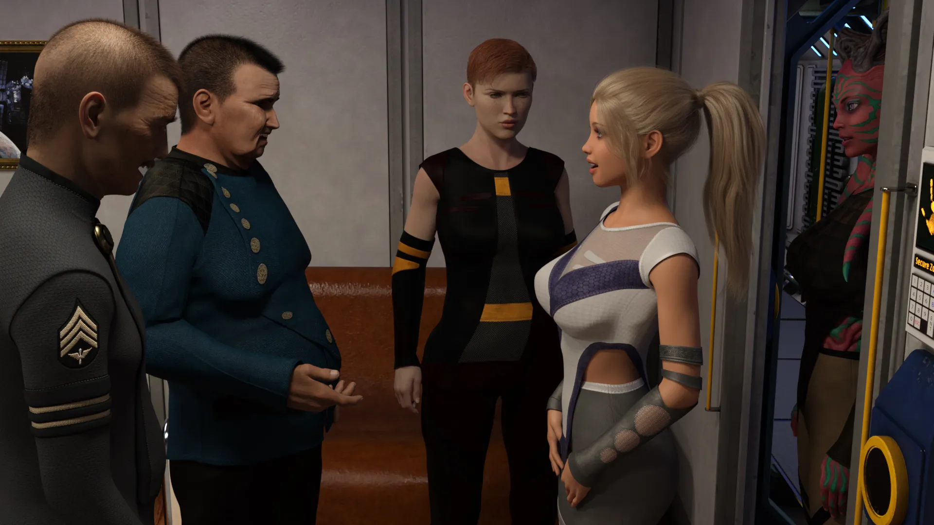 Eagle 5 gameplay screenshot 2 (Ren'Py adult game) by SpaceBall1 – free download