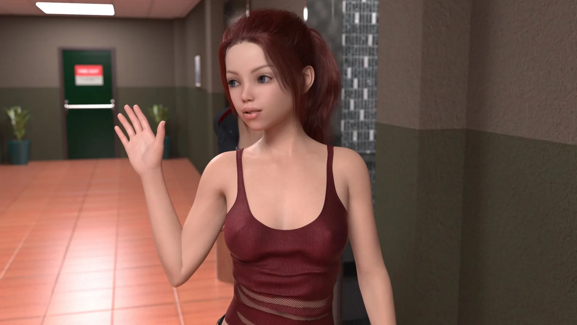Staying at Home gameplay screenshot 1 (Ren'Py adult game) by Sven Vlad – free download