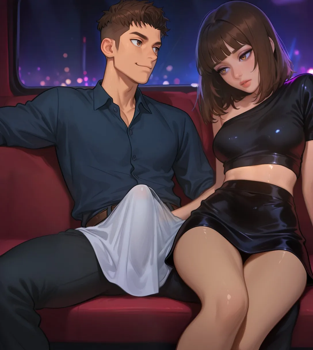 NTR Girlfriend Fullstack gameplay screenshot 6 (Ren'Py adult game) by NTRNoob – free download