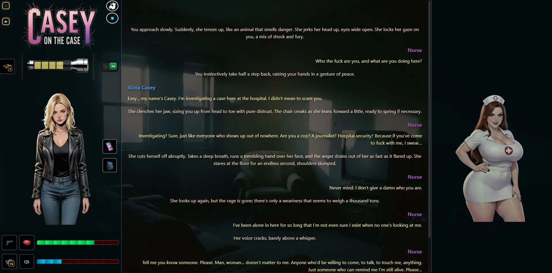 Casey on the Case gameplay screenshot 2 (HTML adult game) by Rustlerman – free download