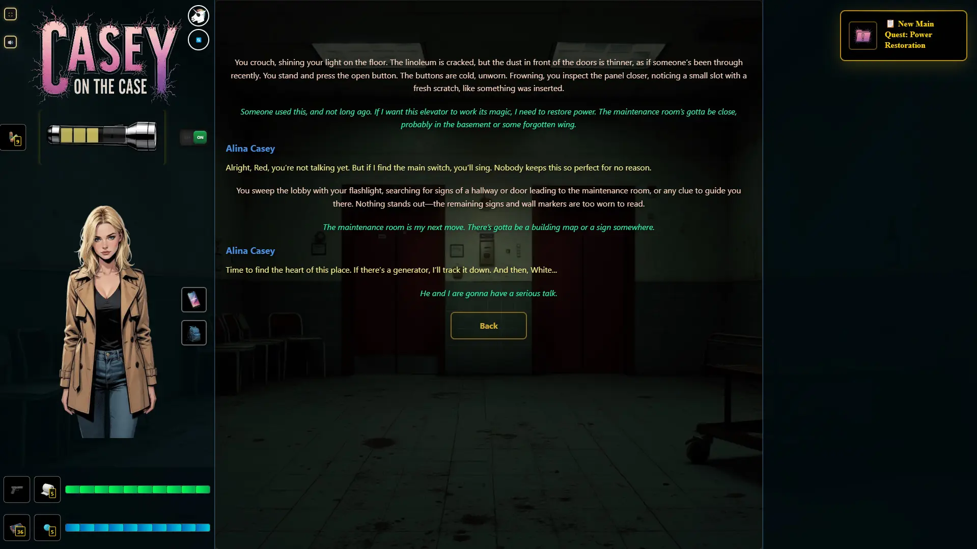 Casey on the Case gameplay screenshot 10 (HTML adult game) by Rustlerman – free download