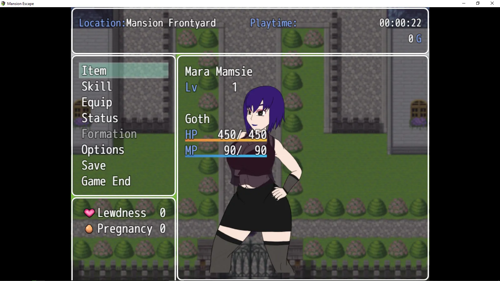 Lustbound Manor gameplay screenshot 8 (RPGM adult game) by Patchworkheart Productions – free download