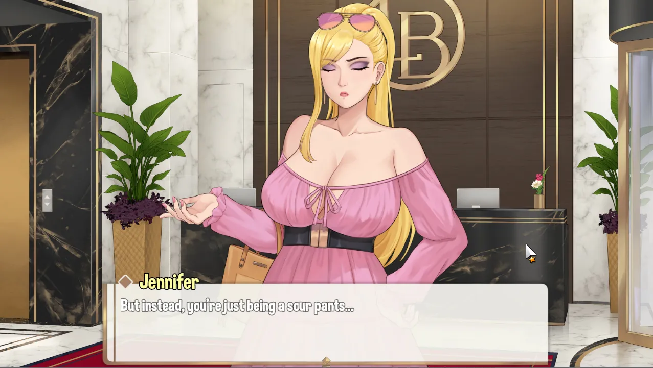 Room Service gameplay screenshot 3 (RPGM adult game) by Siren – free download