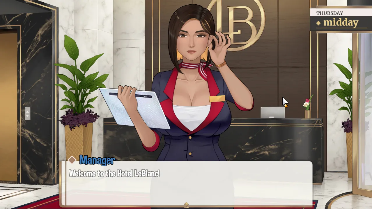 Room Service gameplay screenshot 4 (RPGM adult game) by Siren – free download