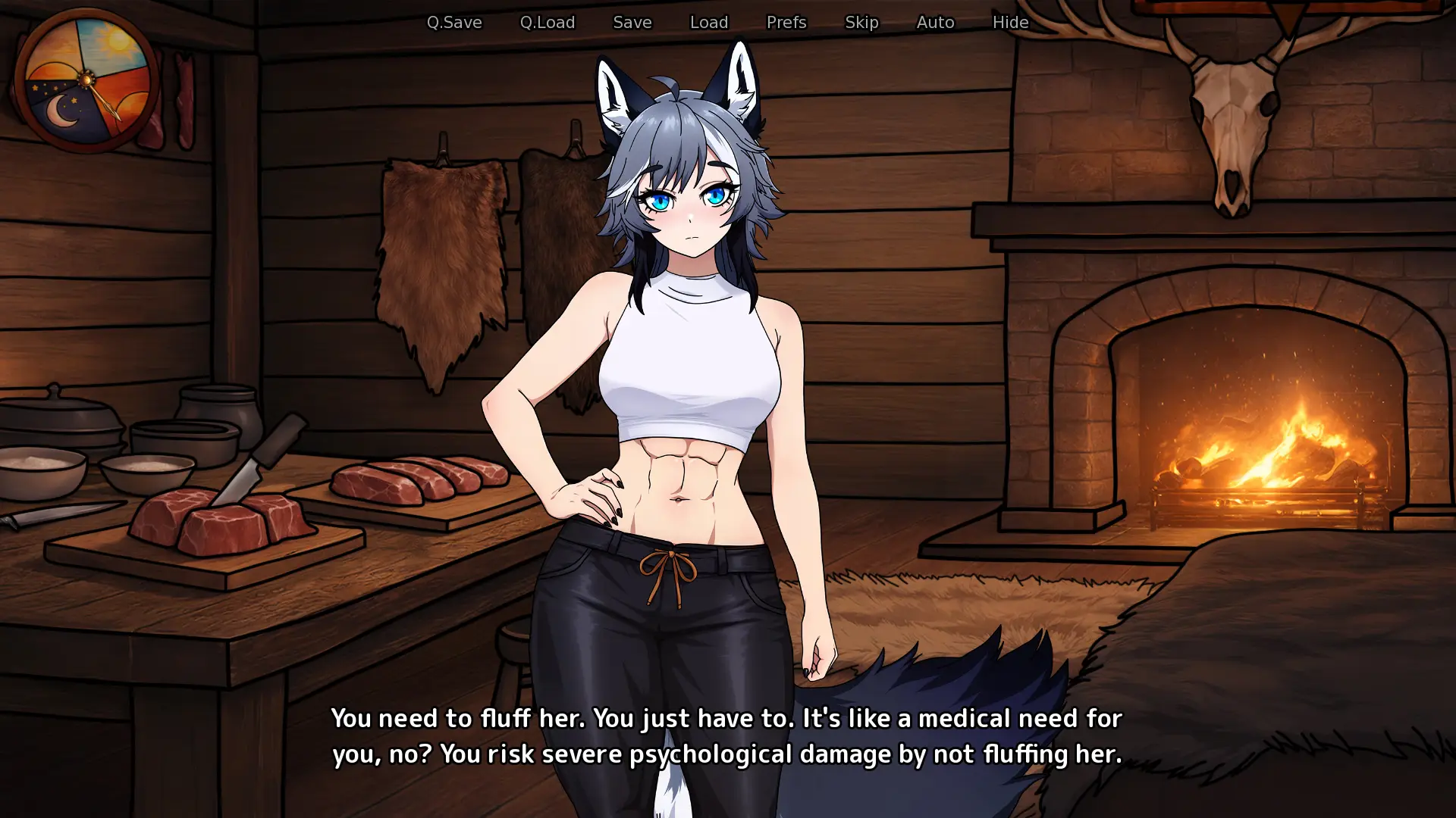 Chasing Memories – A Monster Girl RPG gameplay screenshot 6 (Ren'Py adult game) by Megaknur Games – free download