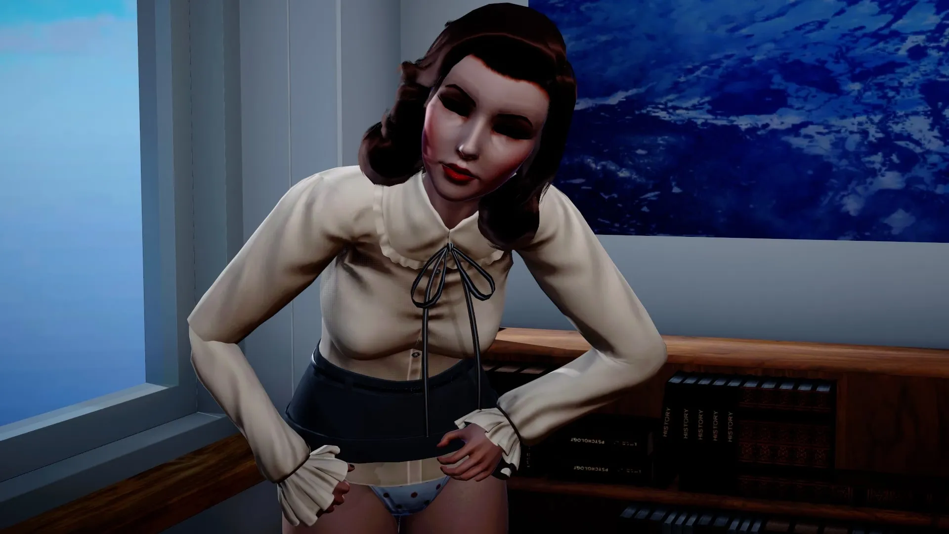 Elizabeth List gameplay screenshot 1 (Ren'Py adult game) by MdcProductions – free download
