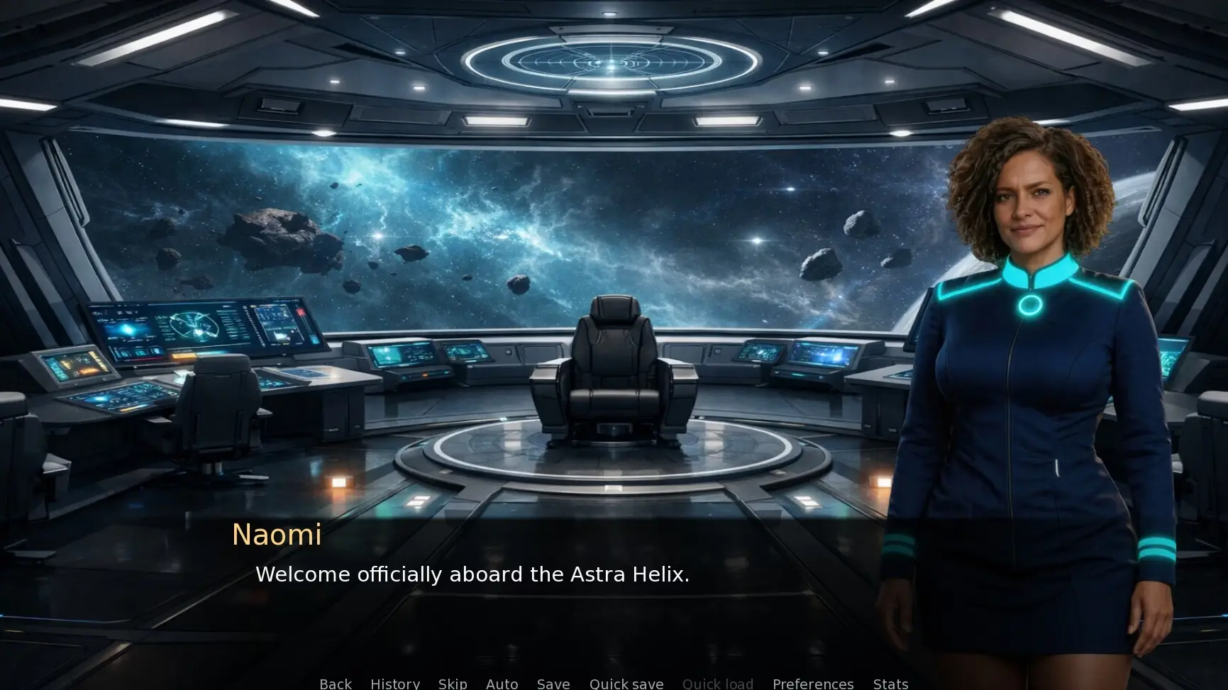 Astra Helix gameplay screenshot 1 (Ren'Py adult game) by Helix Division – free download