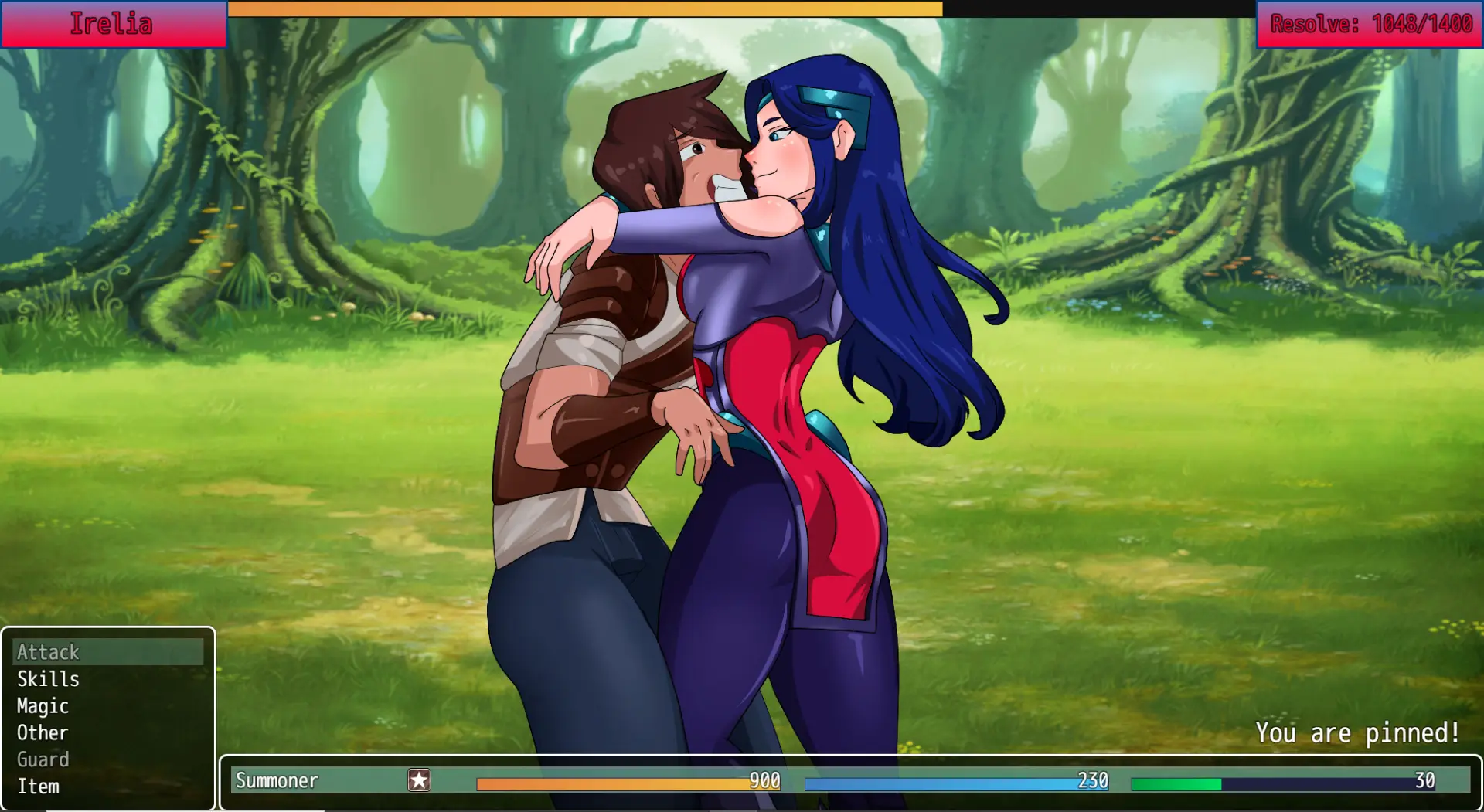 League of Domination gameplay screenshot 4 (RPGM adult game) by ElatedOwl – free download