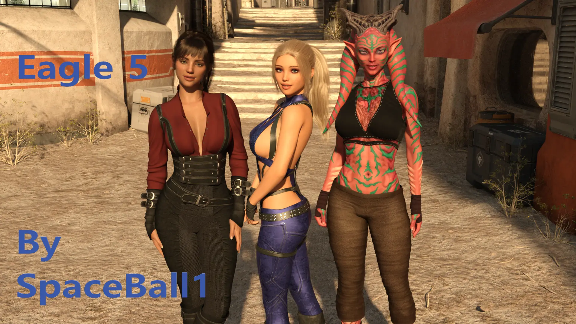 Eagle 5 cover Episode 3 – Ren'Py adult game by SpaceBall1 free download