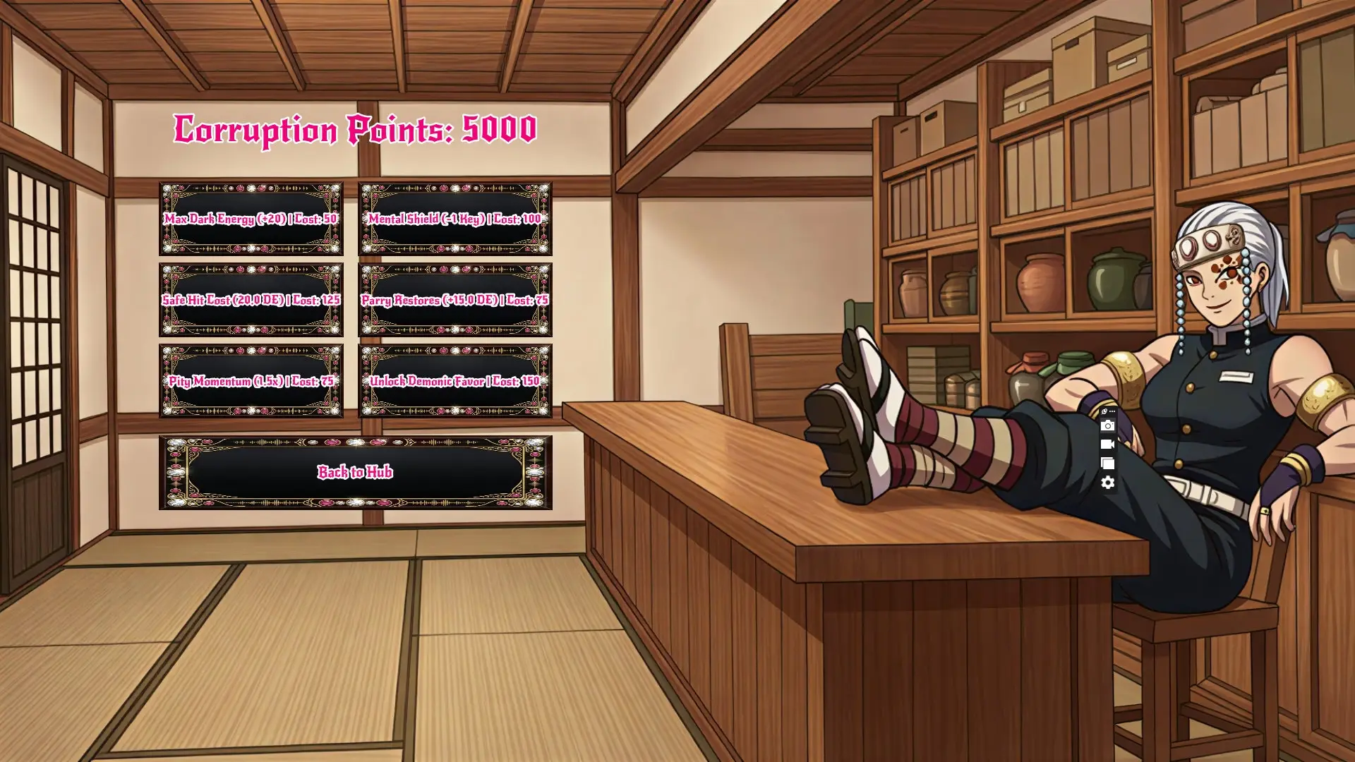 Mind Shackles gameplay screenshot 1 (Godot adult game) by Name – free download