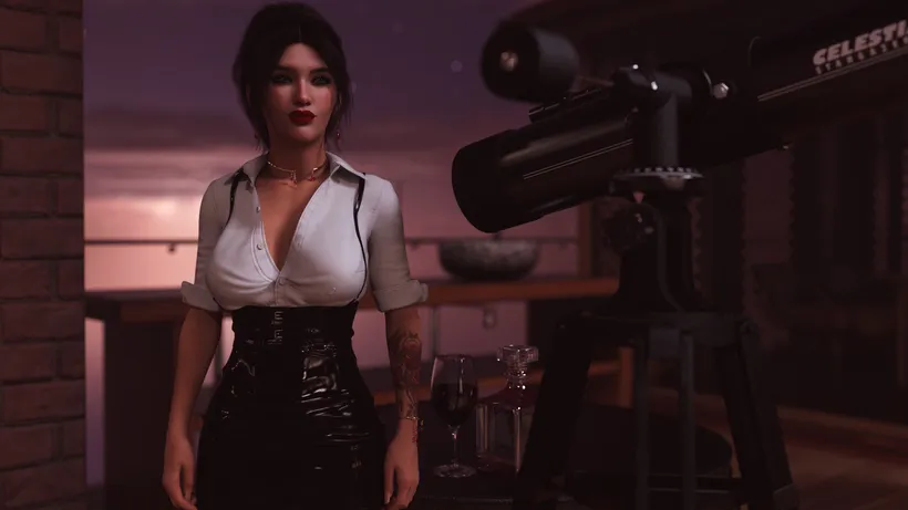 Shifting Stars gameplay screenshot 2 (Ren'Py adult game) by Story Machine Studios – free download
